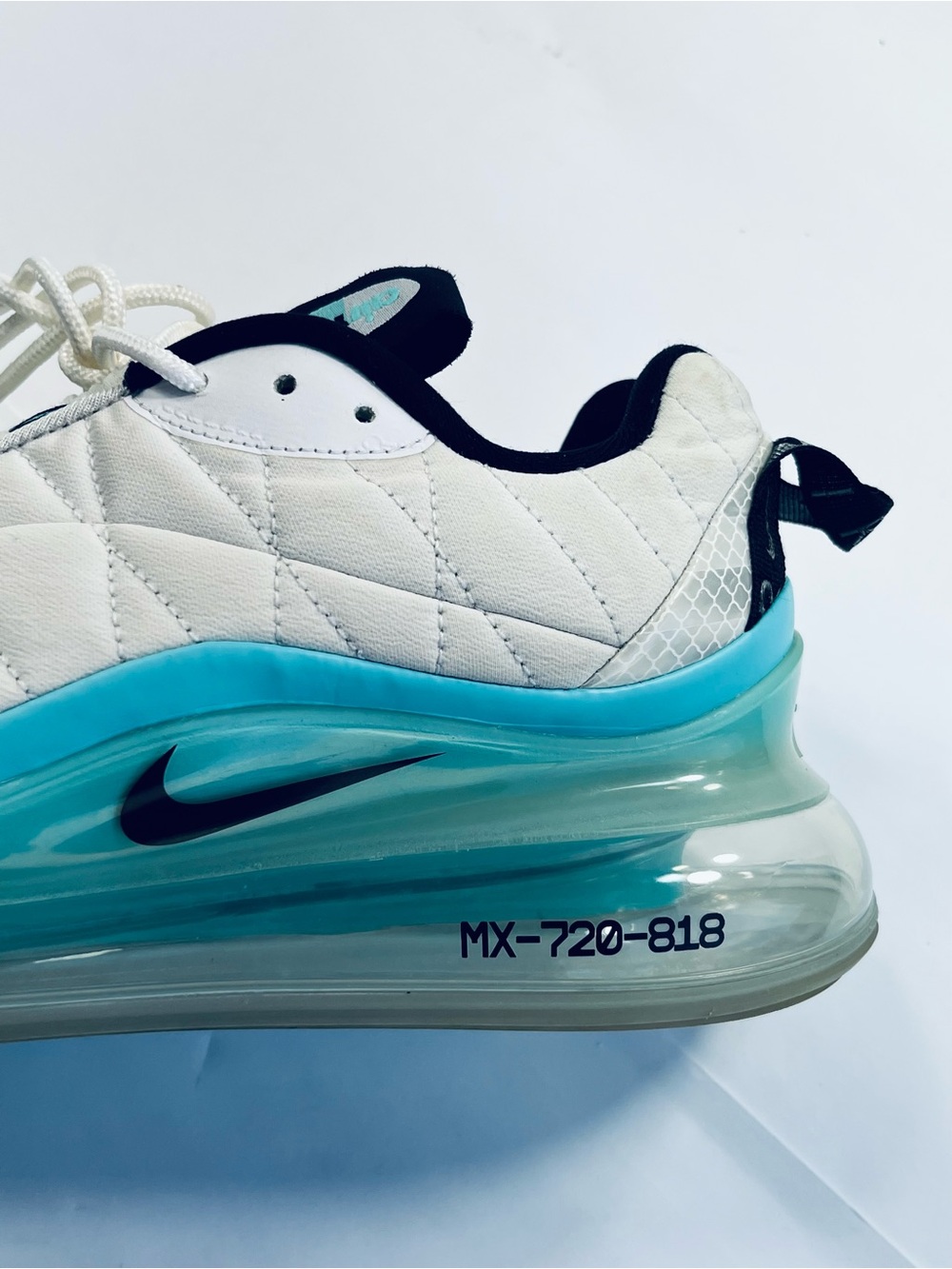 Nike Air Max MX-720-818 White Aqua Teal Platinum CK2607-001 Women’s 8.5 Sneakers - Picture 9 of 15